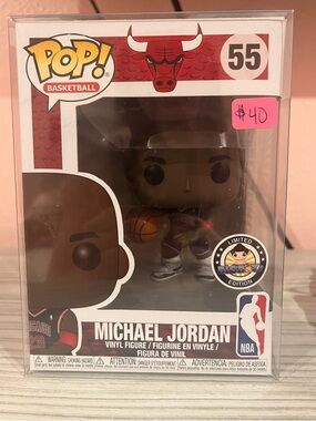 Funko Michael Jordan Pop! Figure - Black, Red, White
